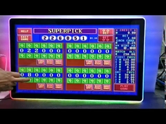 شاشة عرض LCD مقاس 24 بوصة مع إطار حافة شريط مصابيح LED للكازينو