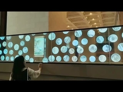 55 بوصة لوحة الانبعاث الذاتي شاشة OLED شفافة شاشة عالية الشفافية OLED تفاعلية