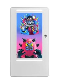 Customzied Wall Mount Touch Screen Monitor 32" With LED Stripes Full HD Camera