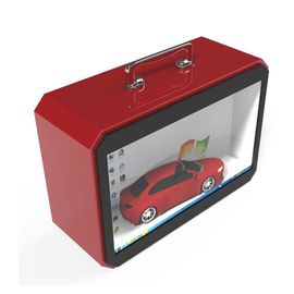 TFT Type Transparent LCD Screen , Transparent Lcd Box With Portable Handle