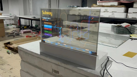30'' Table Stand indoor digital display screens OLED Monitor With Capacitive Touch