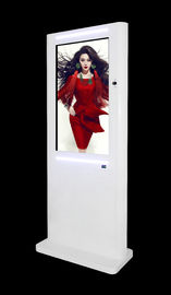 Customzied Wall Mount Touch Screen Monitor 32" With LED Stripes Full HD Camera
