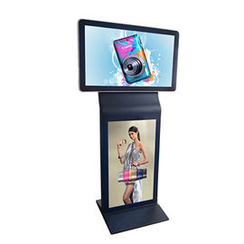 Dual Screen Free Standing Digital Signage With High Performance CPU