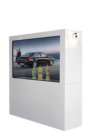 Free Standing Touch Transparent LCD Screen Showcase Video Player Box Digital Signage