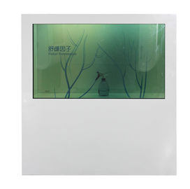 Free Standing Touch Transparent LCD Screen Showcase Video Player Box Digital Signage