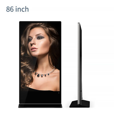 RK3288 CortexA17 86" 110W Free Standing LCD Kiosk
