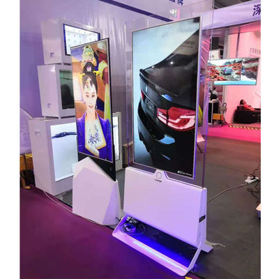 Double Screen Indoor Digital Signage Ultra Slim For Advertising Playing 43 Inch