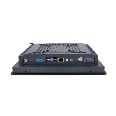 Fanless Touchscreen Embedded Panel PC 12.1 Inch RS232 ATX Switch